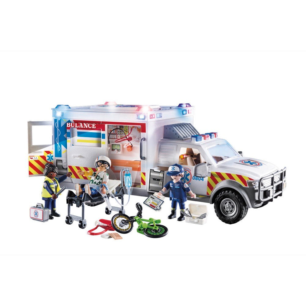 PLAYMOBIL 70936 Rettungs-Fahrzeug: US Ambulance