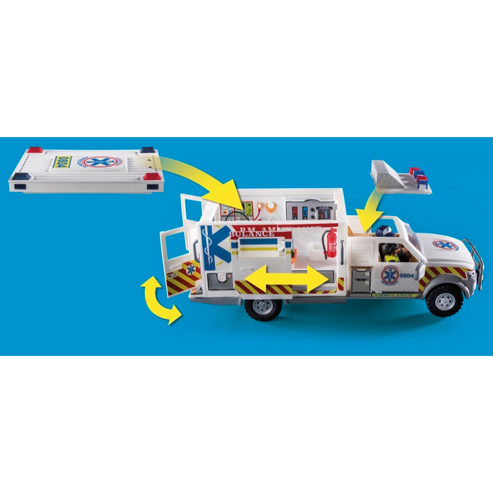 PLAYMOBIL 70936 Rettungs-Fahrzeug: US Ambulance