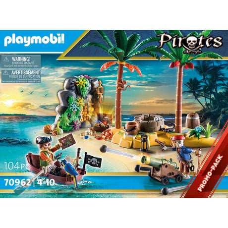 PLAYMOBIL 70962 Piratenschatzinsel mit Skelett