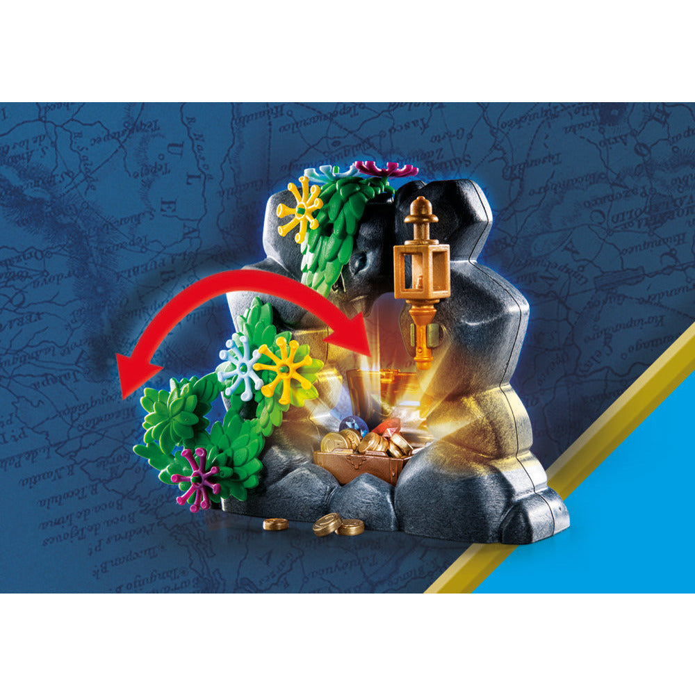 PLAYMOBIL 70962 Piratenschatzinsel mit Skelett
