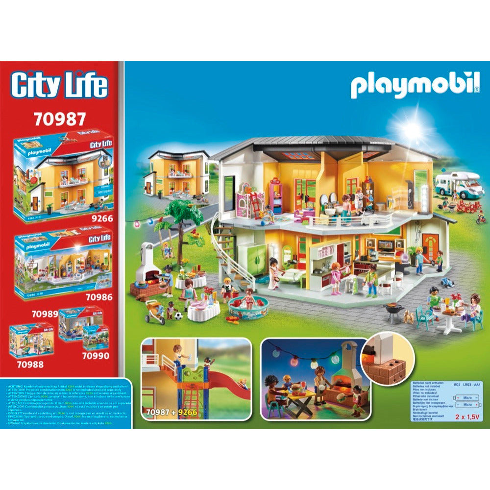 PLAYMOBIL 70987 Poolparty mit Rutsche