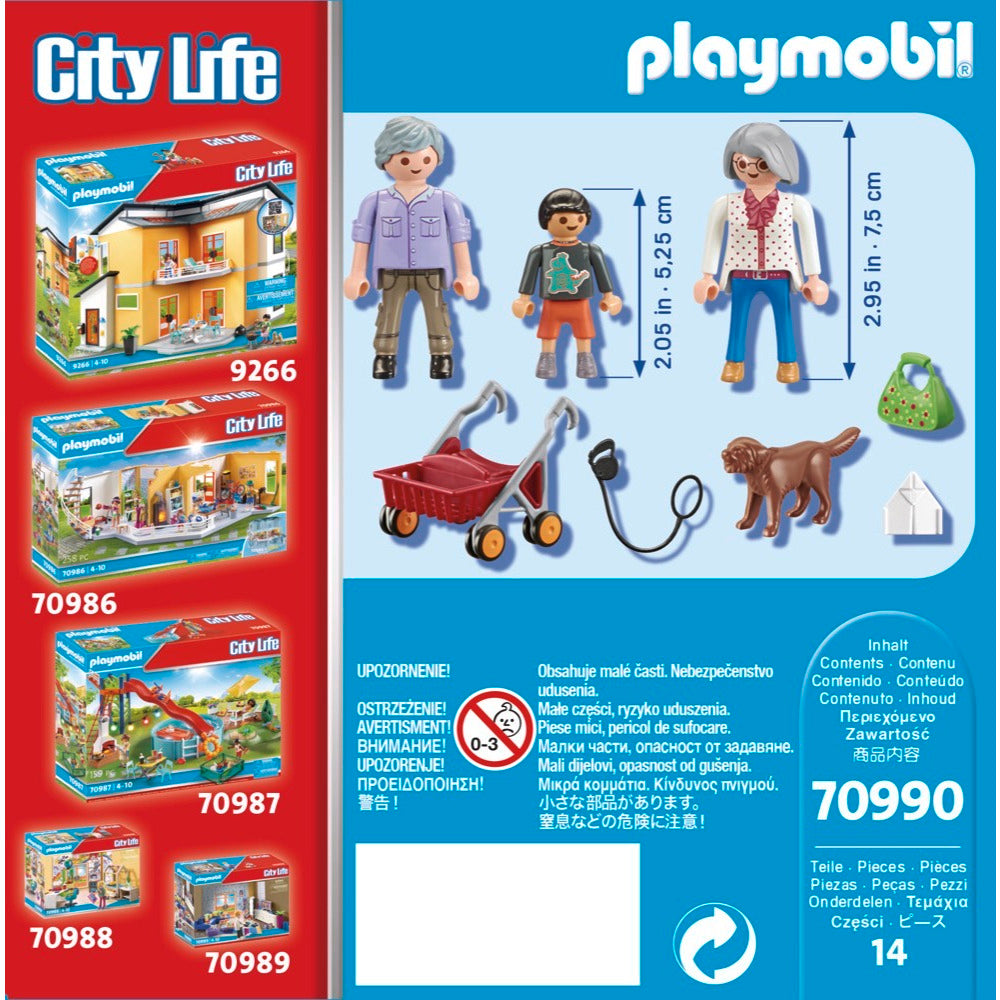 PLAYMOBIL 70990 Großeltern mit Enkel