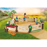 PLAYMOBIL 70995 Reitunterricht mit Pferdeboxen
