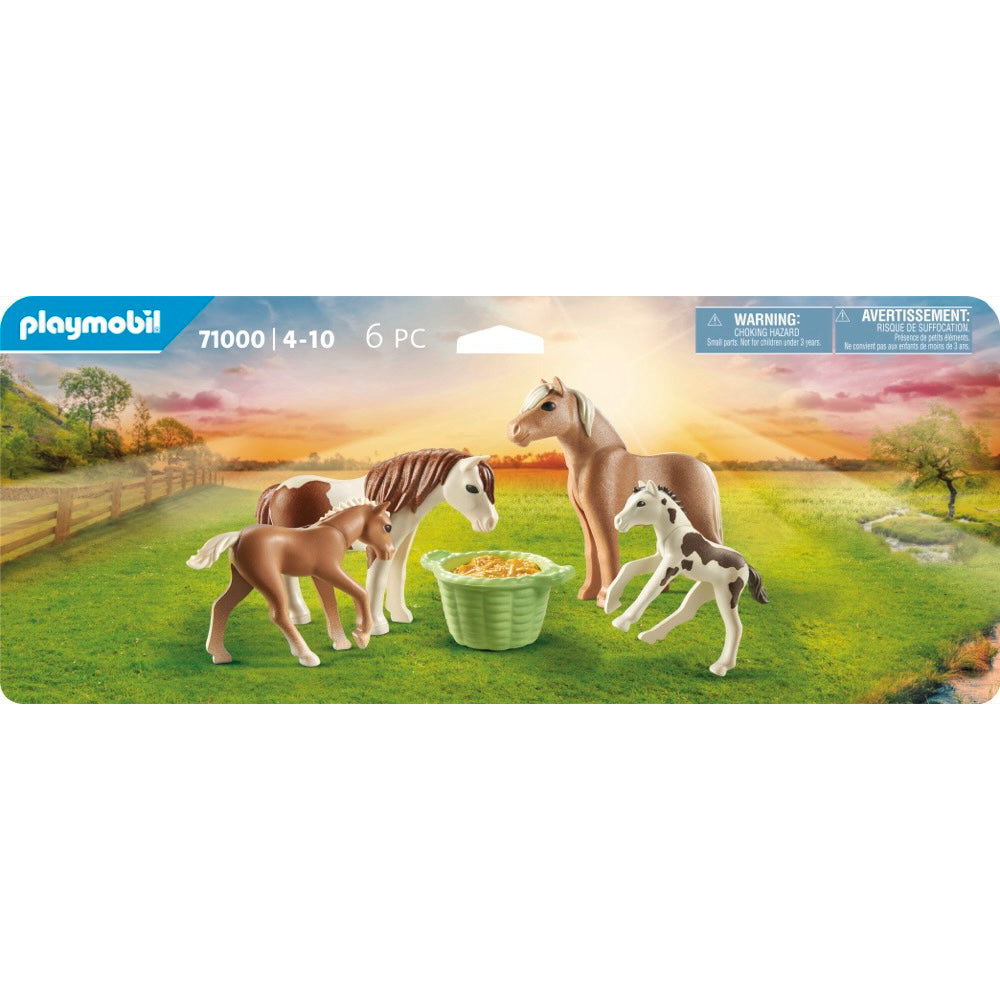 PLAYMOBIL 71000 2 Island Ponys mit Fohlen