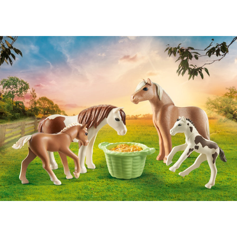 PLAYMOBIL 71000 2 Island Ponys mit Fohlen