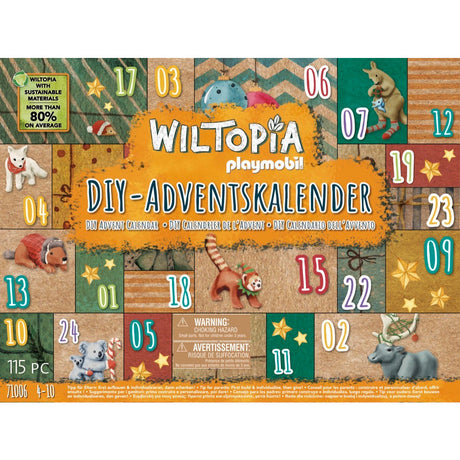 PLAYMOBIL 71006 Wiltopia - DIY Adventskalender: Tierische Weltreise