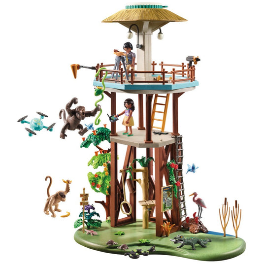 PLAYMOBIL 71008 Wiltopia - Forschungsturm mit Kompass