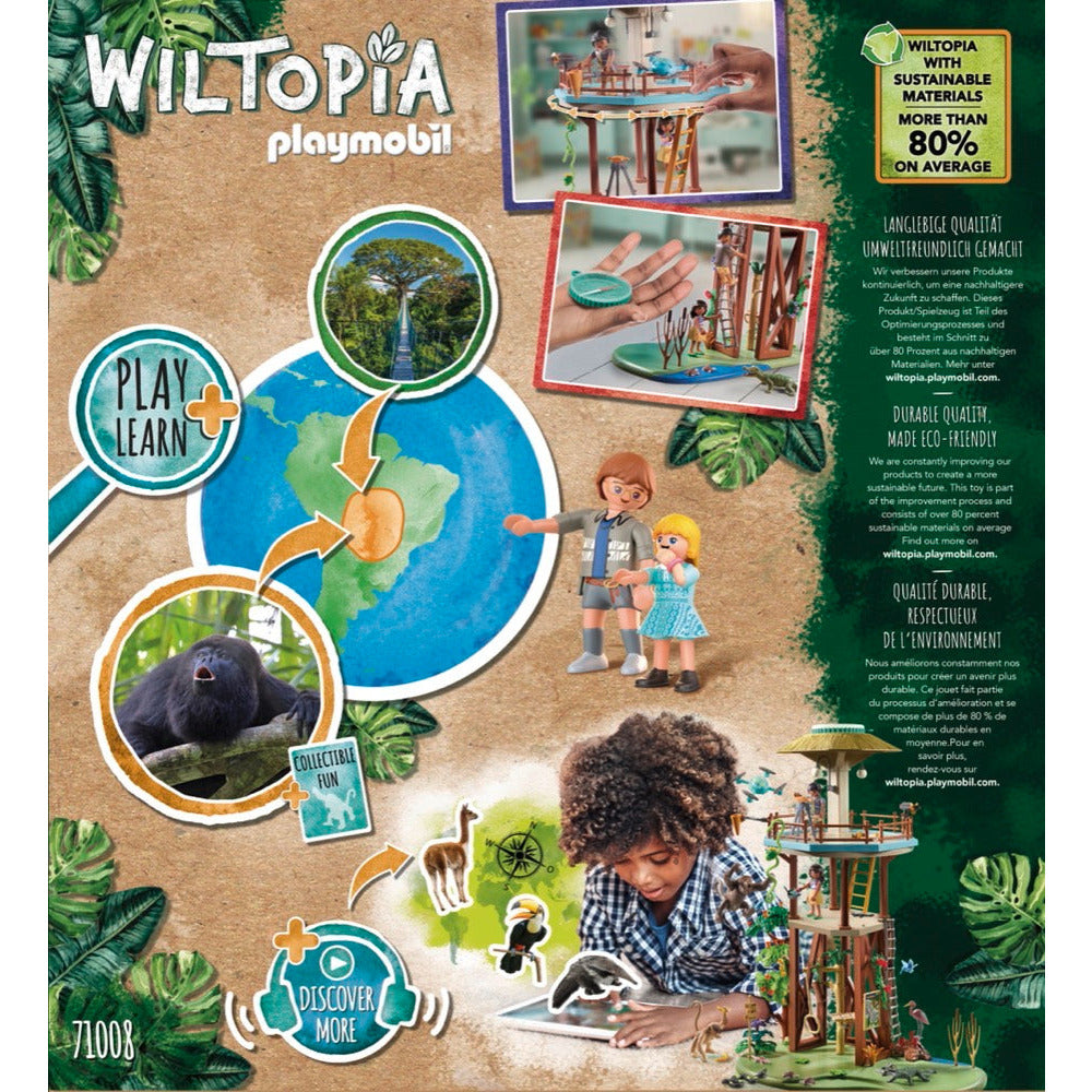 PLAYMOBIL 71008 Wiltopia - Forschungsturm mit Kompass