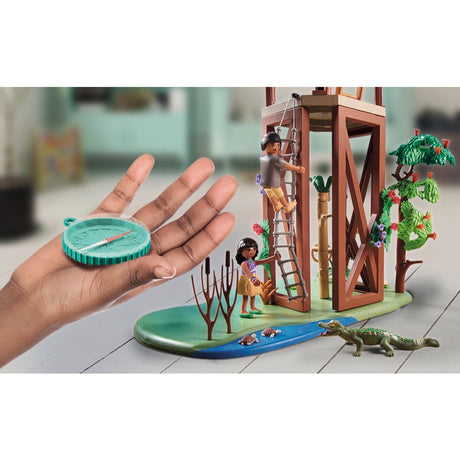 PLAYMOBIL 71008 Wiltopia - Forschungsturm mit Kompass