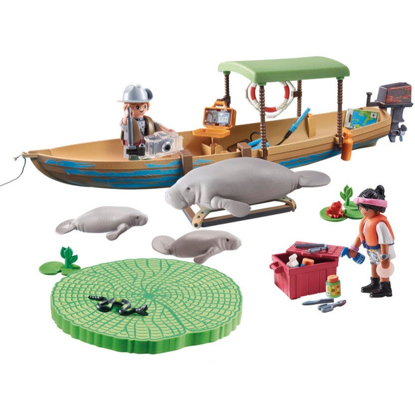 PLAYMOBIL 71010 Wiltopia - Bootsausflug zu den Seekühen