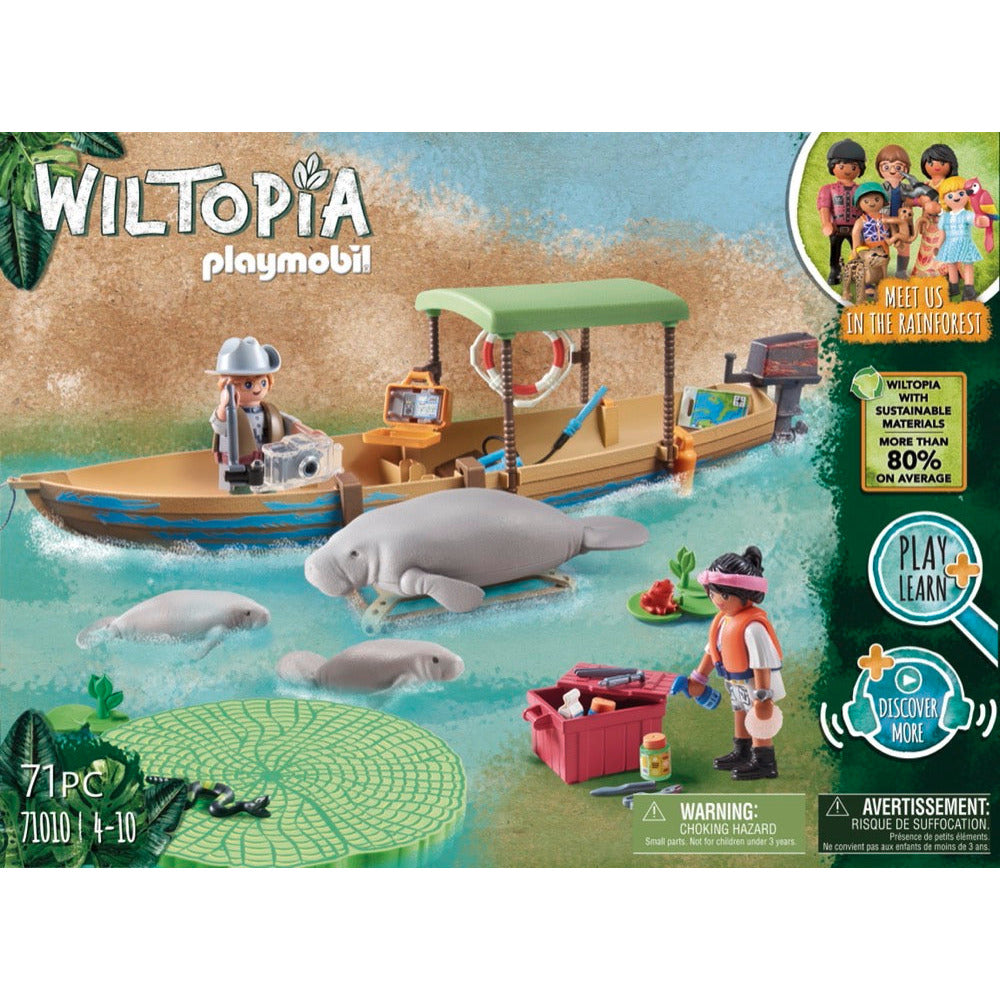 PLAYMOBIL 71010 Wiltopia - Bootsausflug zu den Seekühen