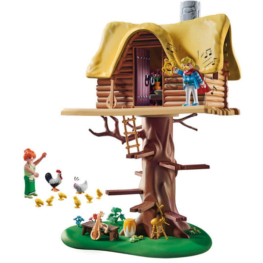 PLAYMOBIL | 71016 | Asterix: Troubadix mit Baumhaus