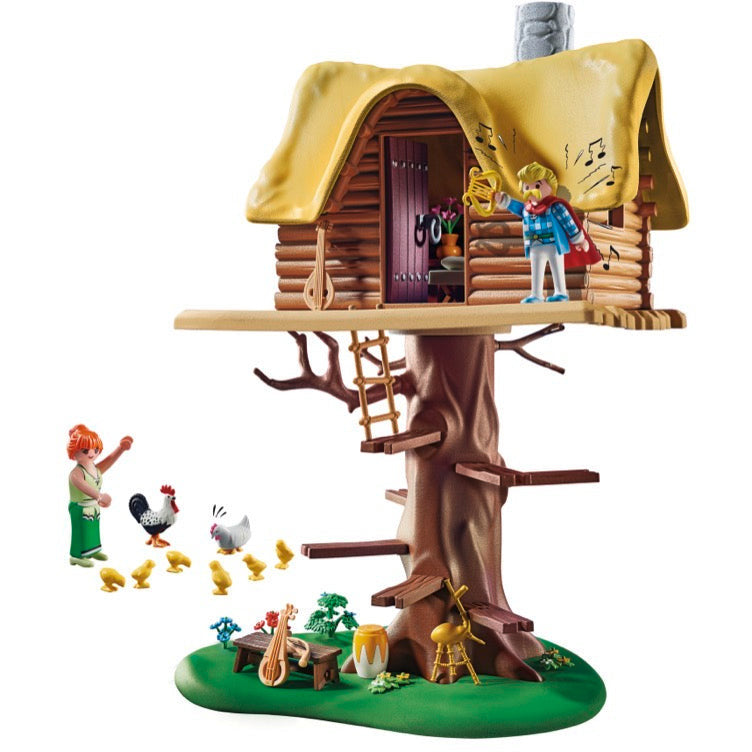 PLAYMOBIL 71016 Asterix: Troubadix mit Baumhaus