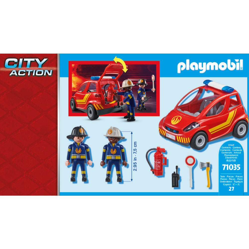 PLAYMOBIL 71035 Feuerwehr Kleinwagen