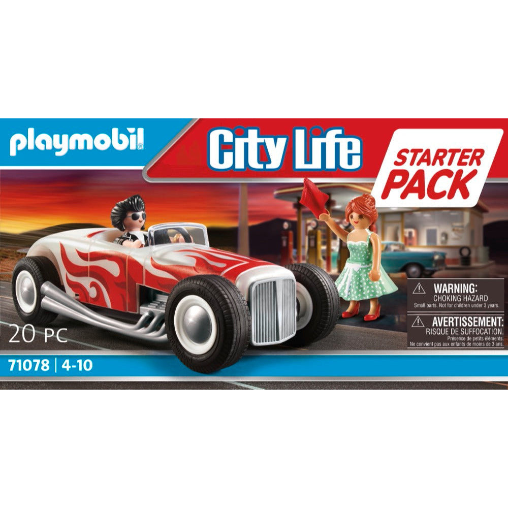 PLAYMOBIL 71078 Starter Pack Hot Rod