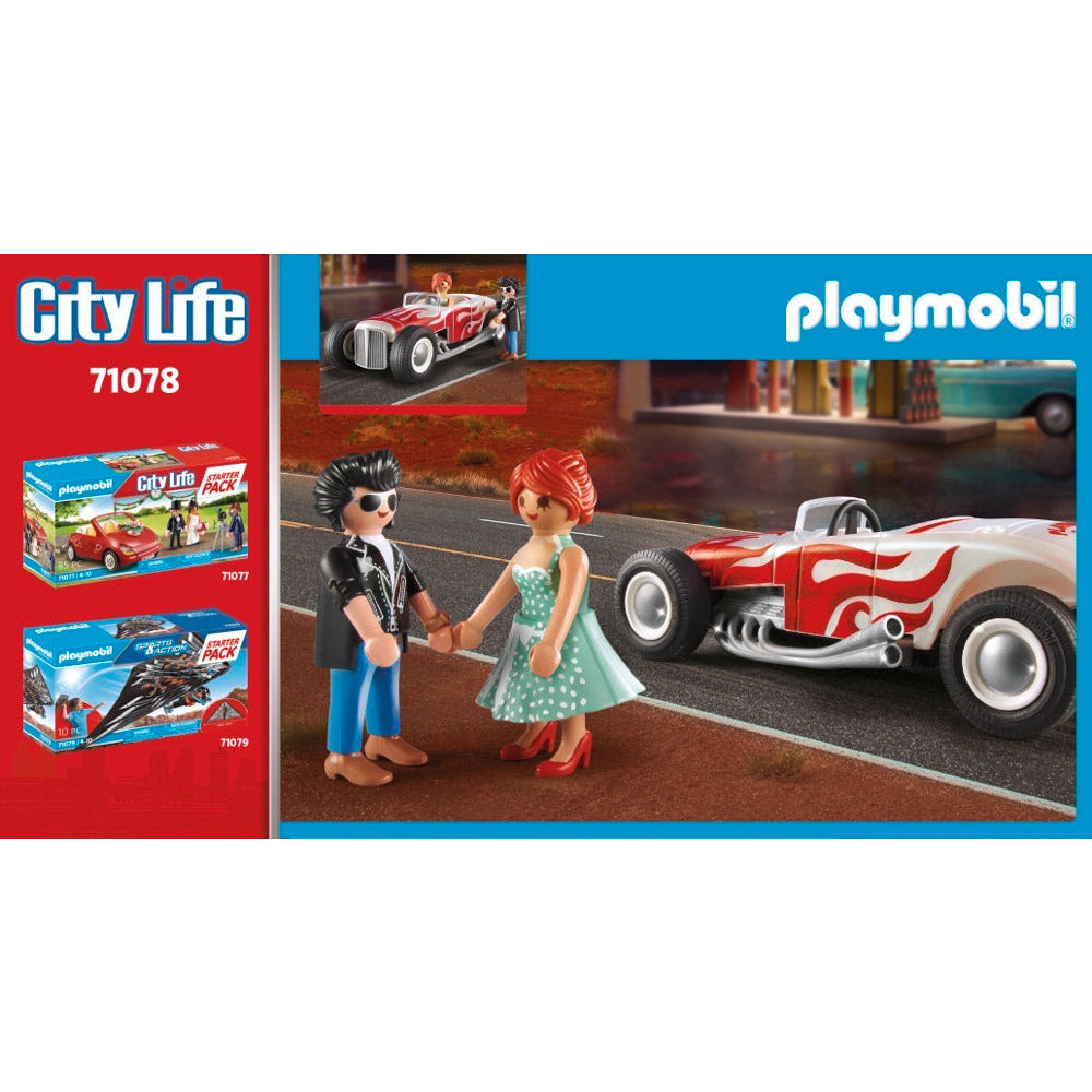 PLAYMOBIL 71078 Starter Pack Hot Rod