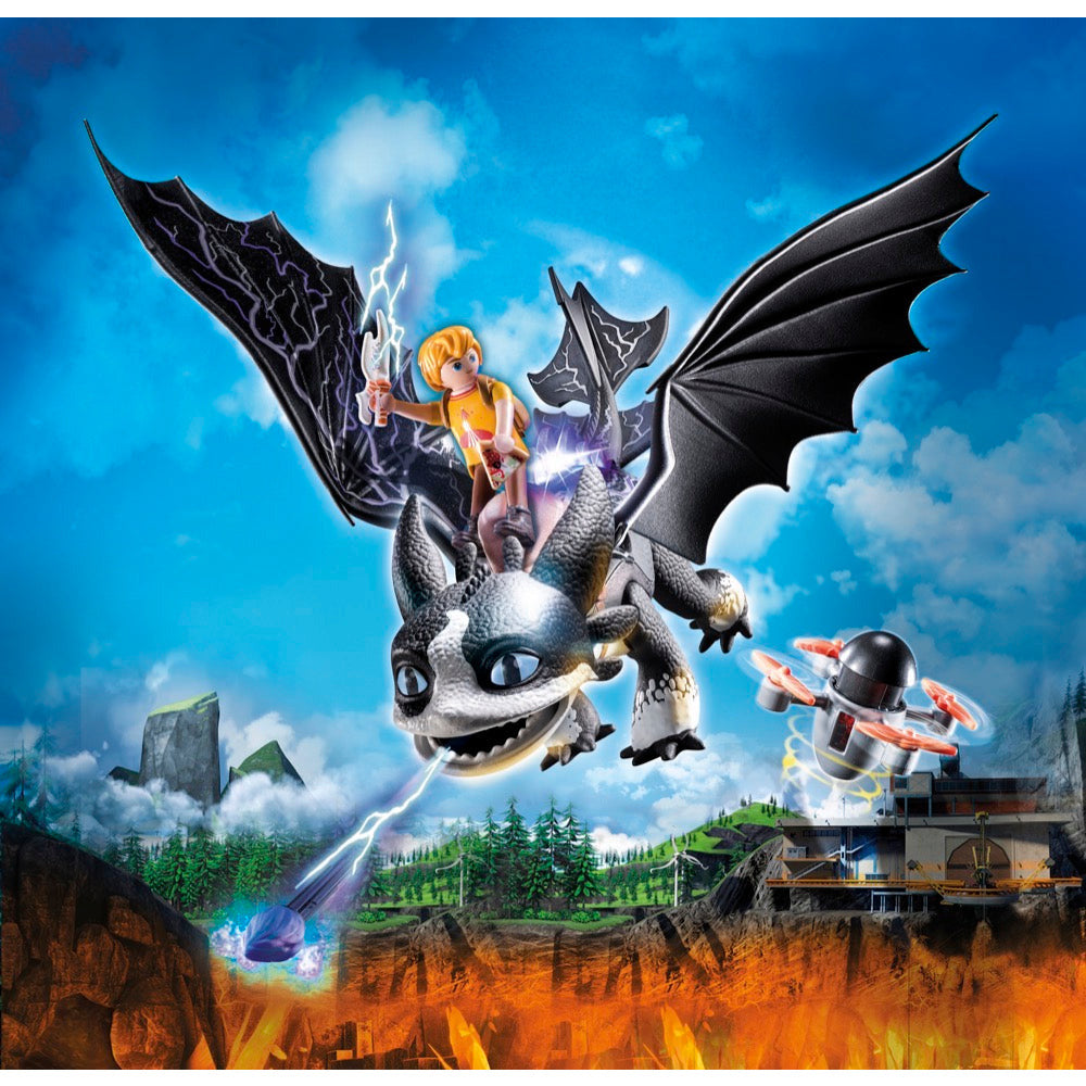 PLAYMOBIL 71081 Dragons: The Nine Realms - Thunder & Tom