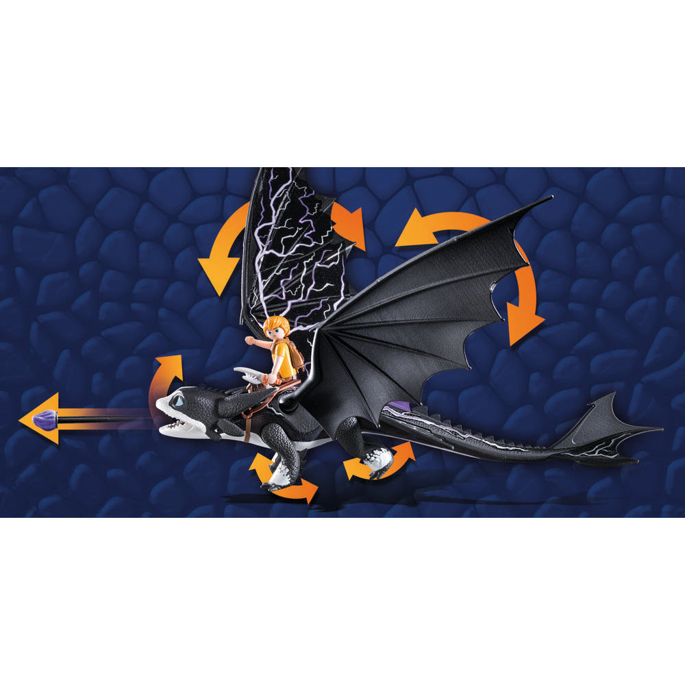 PLAYMOBIL 71081 Dragons: The Nine Realms - Thunder & Tom