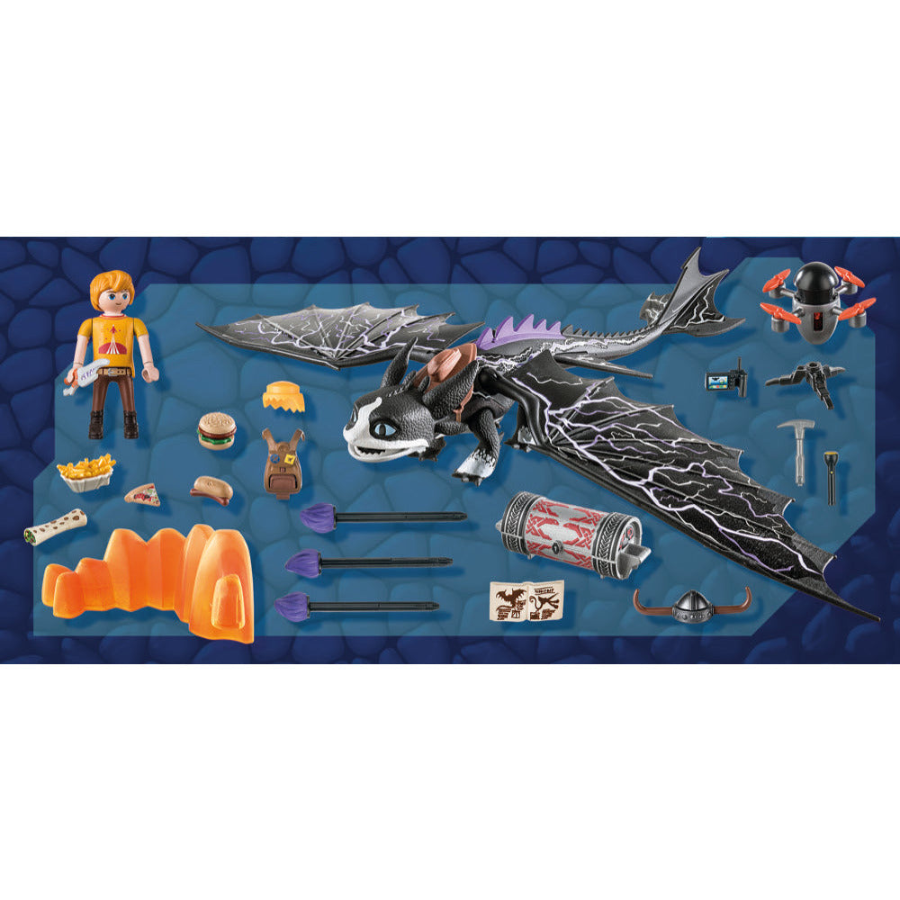 PLAYMOBIL 71081 Dragons: The Nine Realms - Thunder & Tom