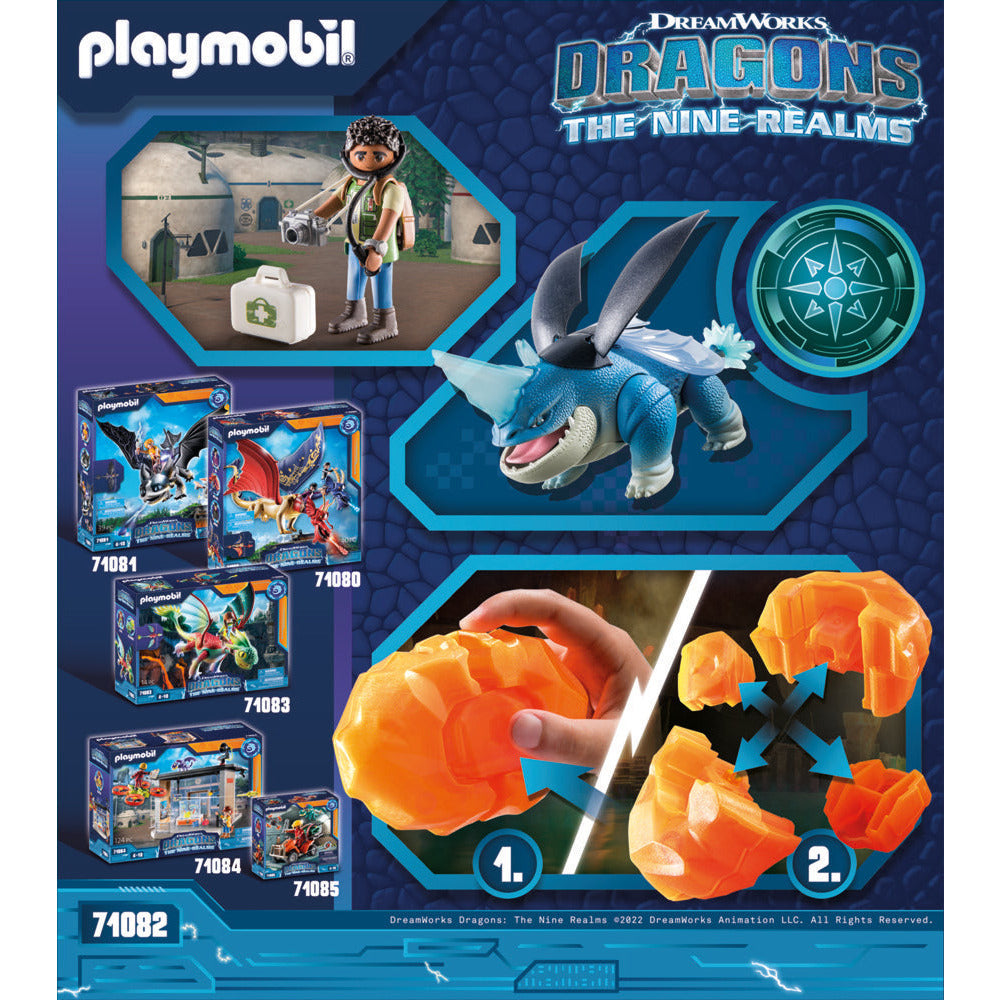 PLAYMOBIL 71082 Dragons: The Nine Realms - Plowhorn & D'Angelo