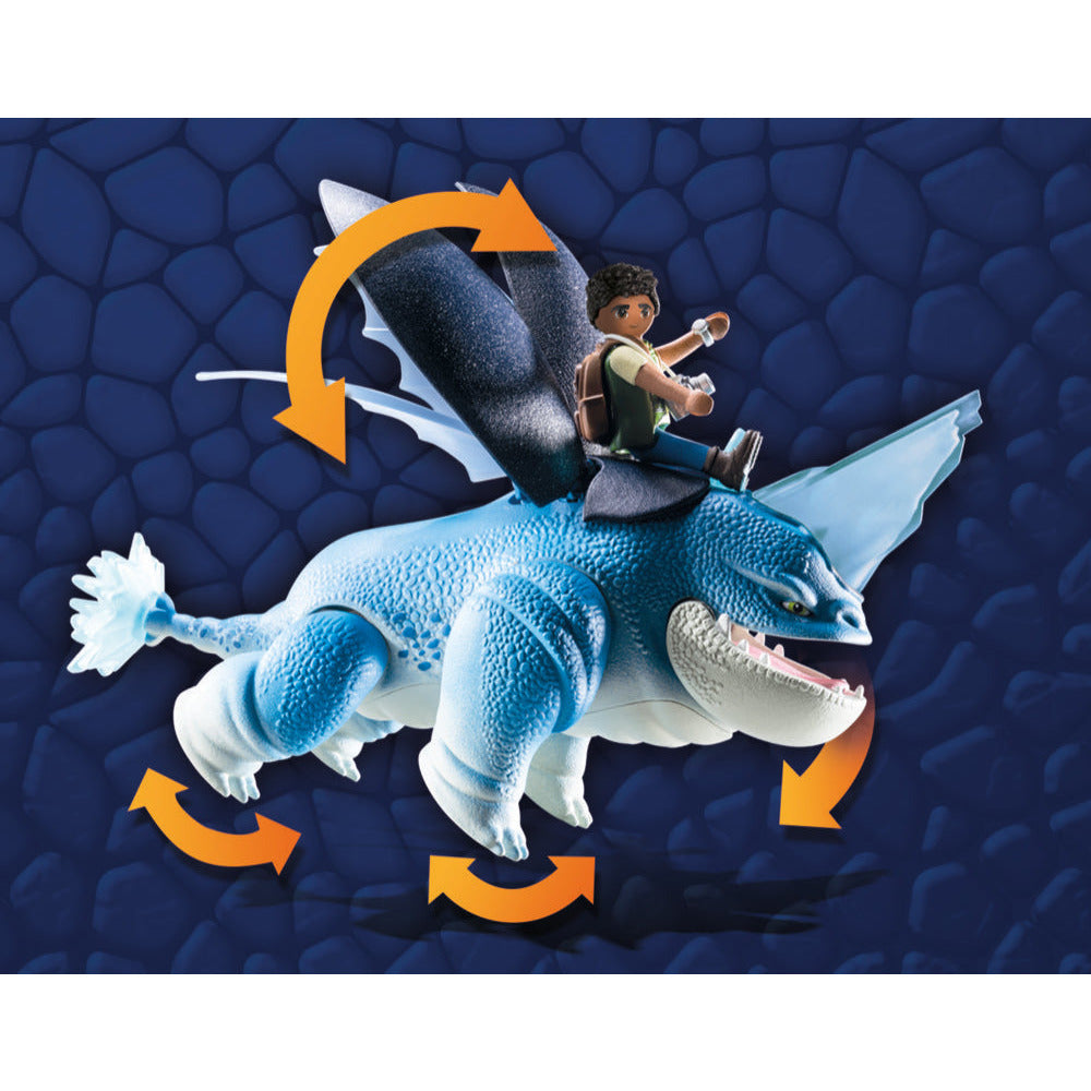 PLAYMOBIL 71082 Dragons: The Nine Realms - Plowhorn & D'Angelo