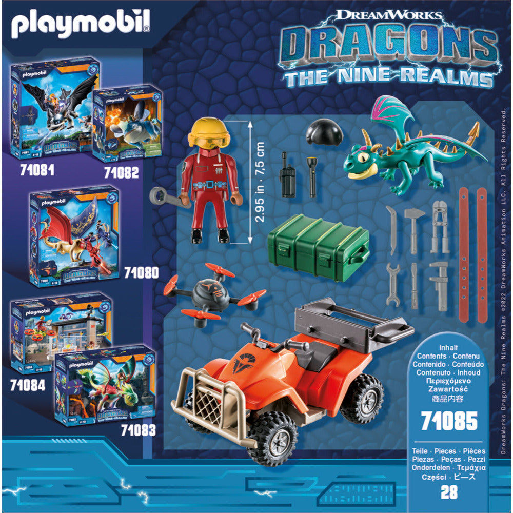 PLAYMOBIL 71085 Dragons: The Nine Realms - Icarls ATV & Phil