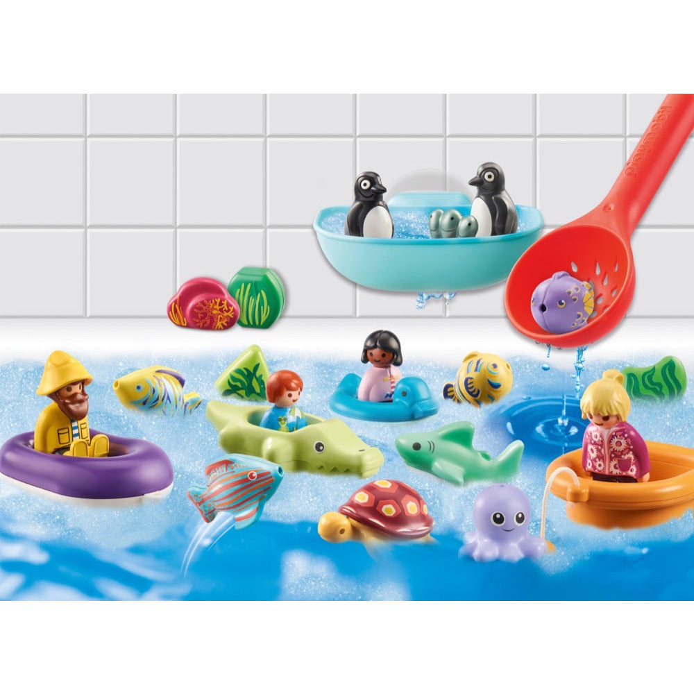 PLAYMOBIL 71086 PLAYMOBIL 1.2.3 AQUA: Adventskalender Badespaß