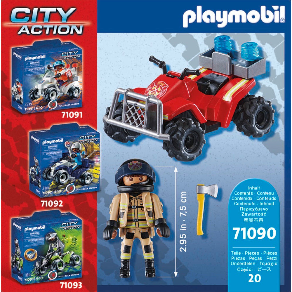 PLAYMOBIL 71090 Feuerwehr-Speed Quad