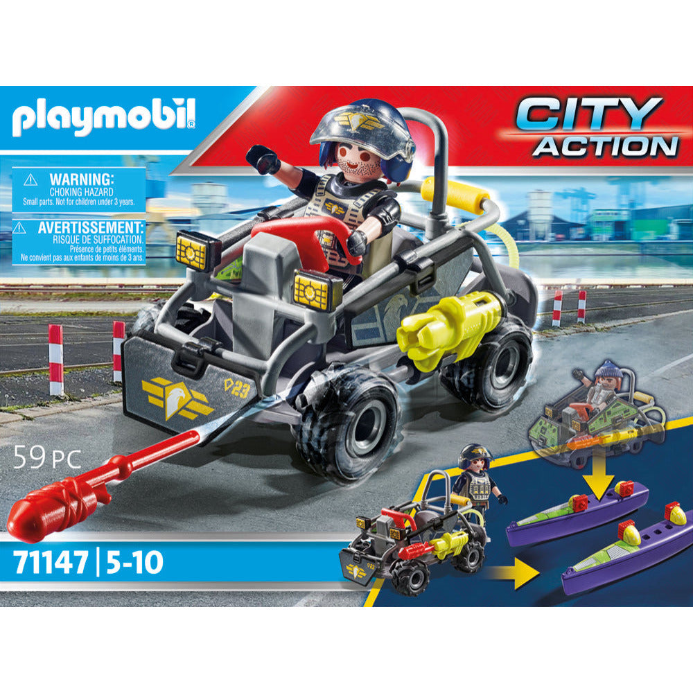 PLAYMOBIL 71147 SWAT-Multi-Terrain-Quad