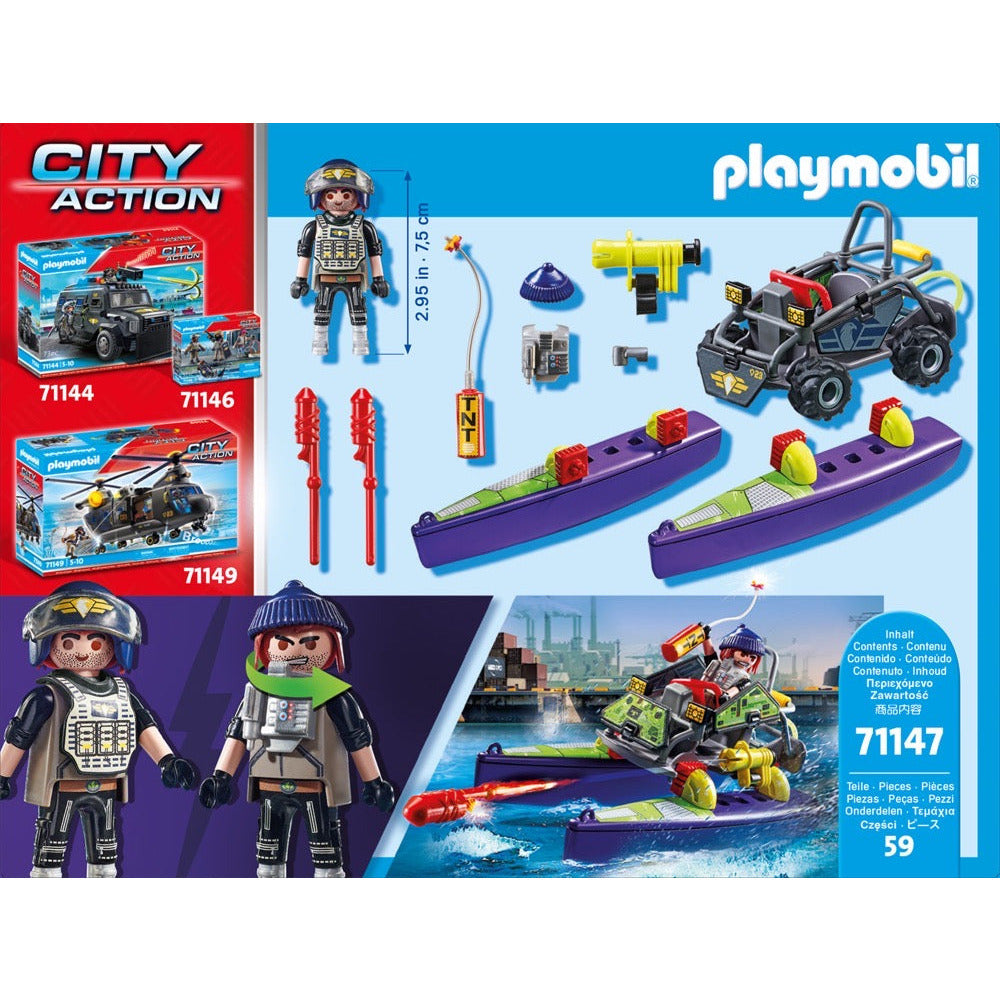 PLAYMOBIL 71147 SWAT-Multi-Terrain-Quad