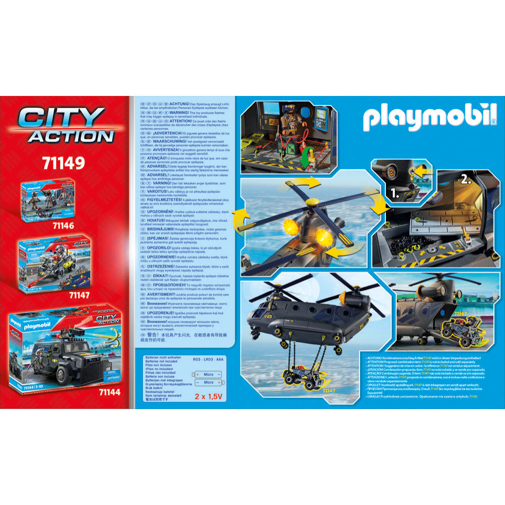 PLAYMOBIL 71149 SWAT-Rettungshelikopter