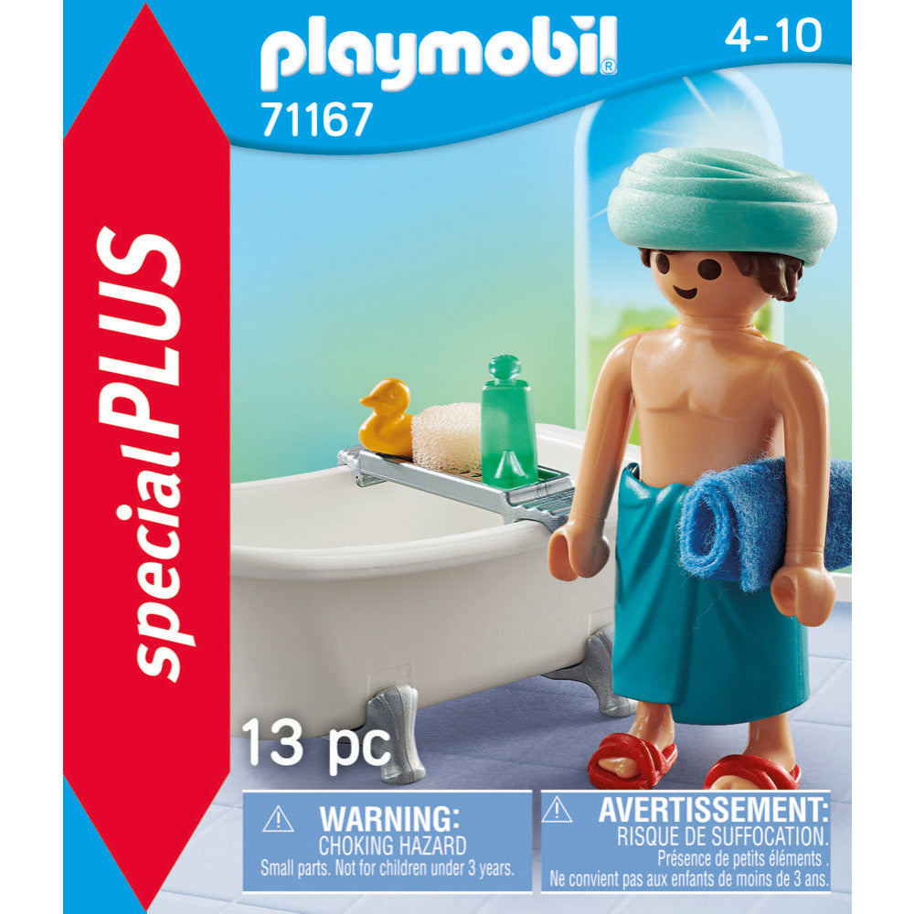 PLAYMOBIL 71167 Mann in der Badewanne