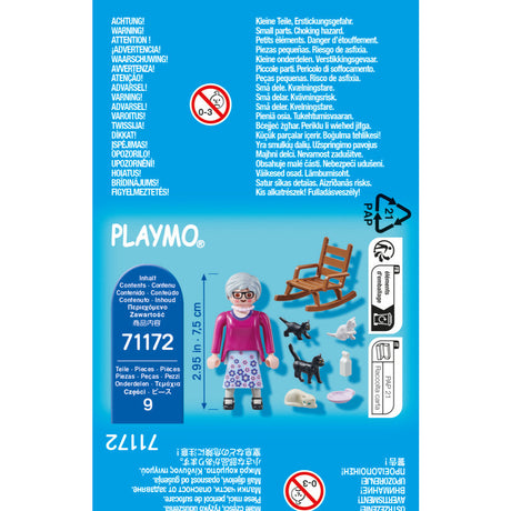 PLAYMOBIL 71172 Oma mit Katzen
