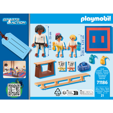 PLAYMOBIL 71186 Karate Training