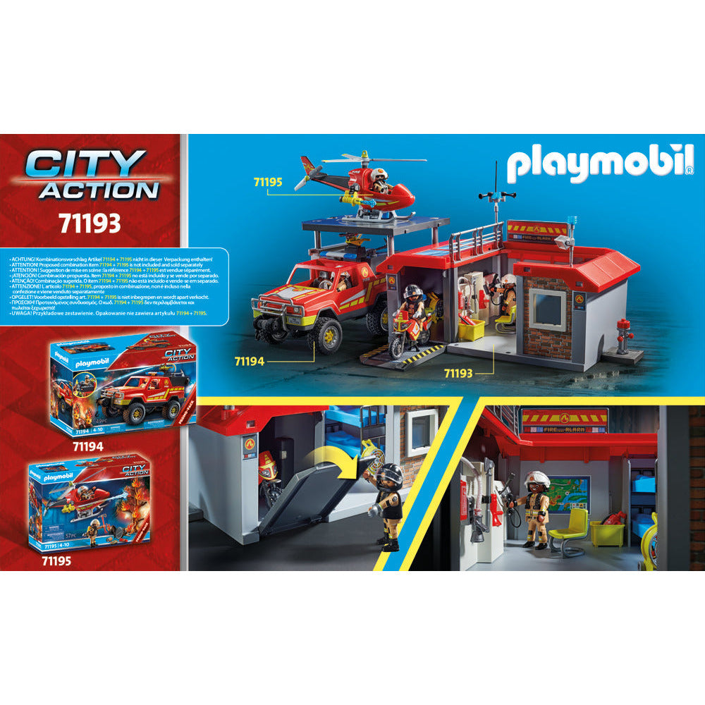 PLAYMOBIL 71193 Feuerwehrstation