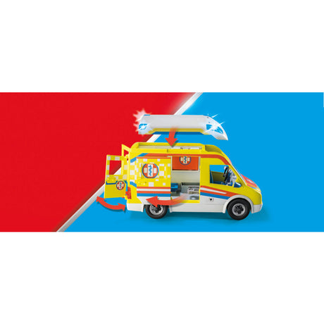 PLAYMOBIL 71202 Rettungswagen mit Licht und Sound