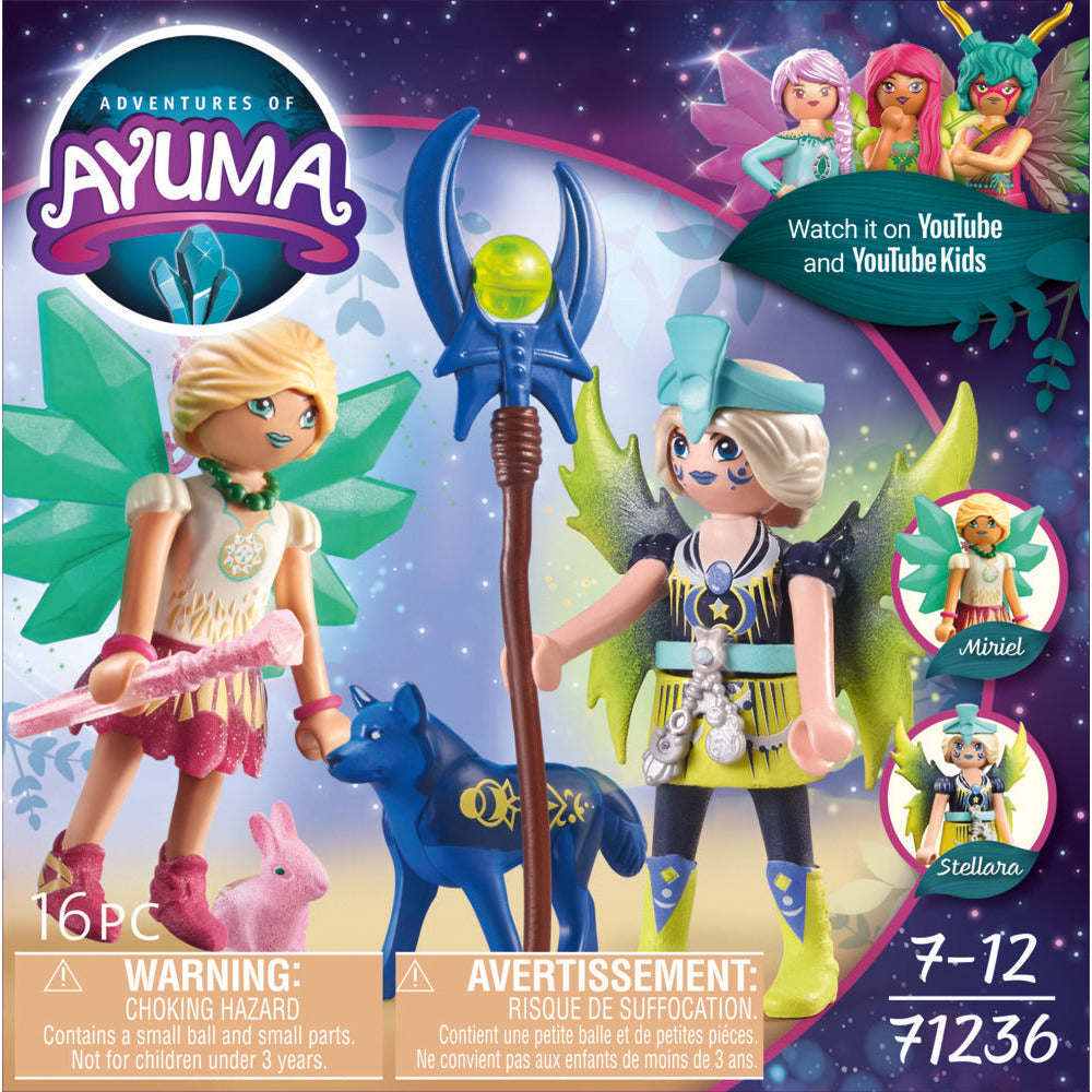 PLAYMOBIL 71236 Crystal- und Moon Fairy mit Seelentieren