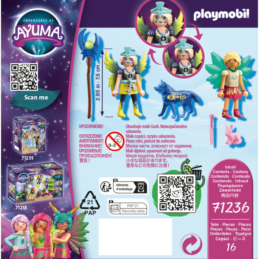 PLAYMOBIL 71236 Crystal- und Moon Fairy mit Seelentieren