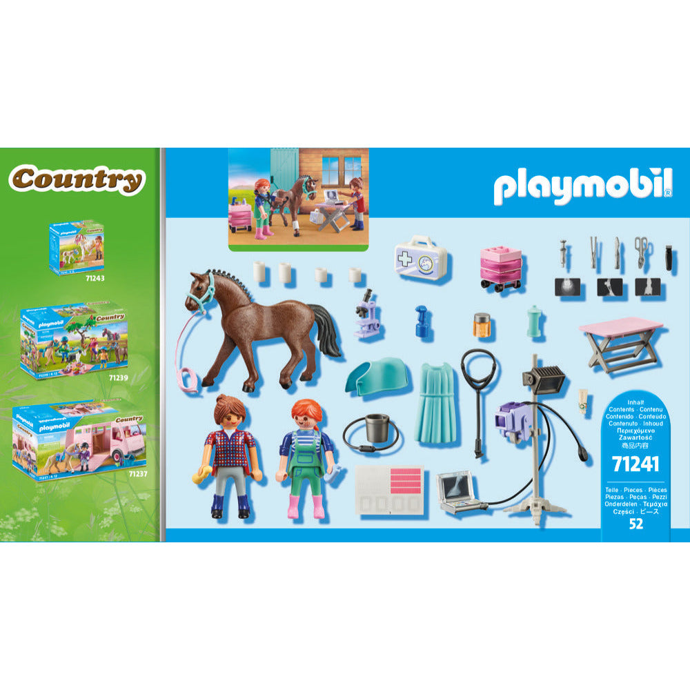 PLAYMOBIL 71241 Tierärztin für Pferde