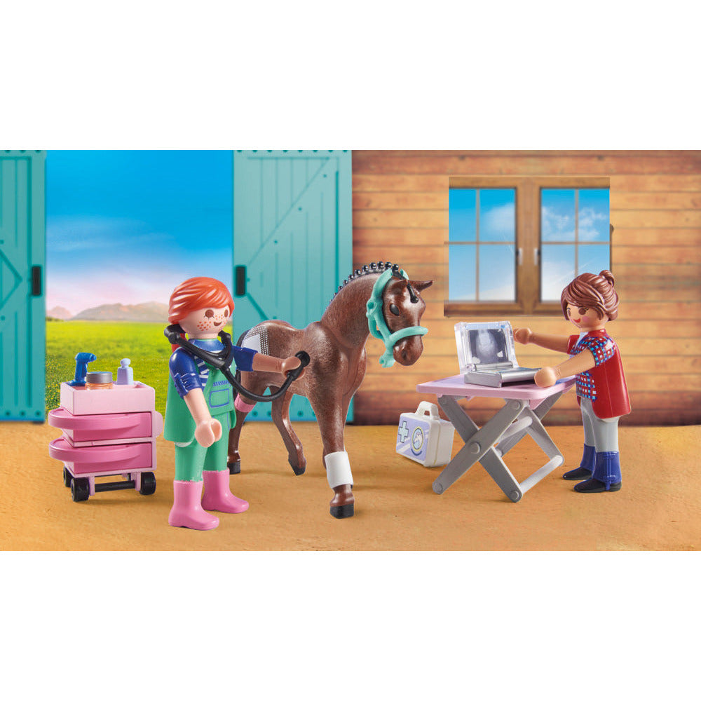 PLAYMOBIL 71241 Tierärztin für Pferde