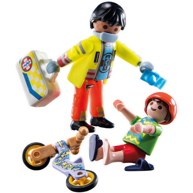 PLAYMOBIL 71245 Sanitäter mit Patient