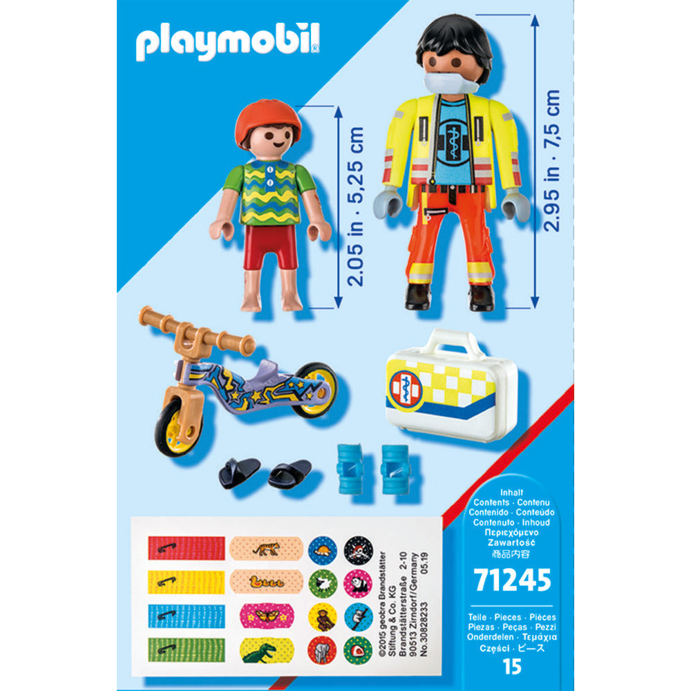PLAYMOBIL 71245 Sanitäter mit Patient