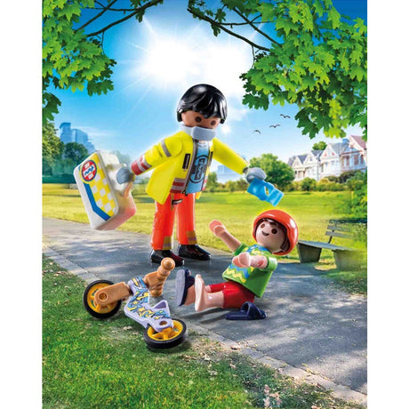 PLAYMOBIL 71245 Sanitäter mit Patient