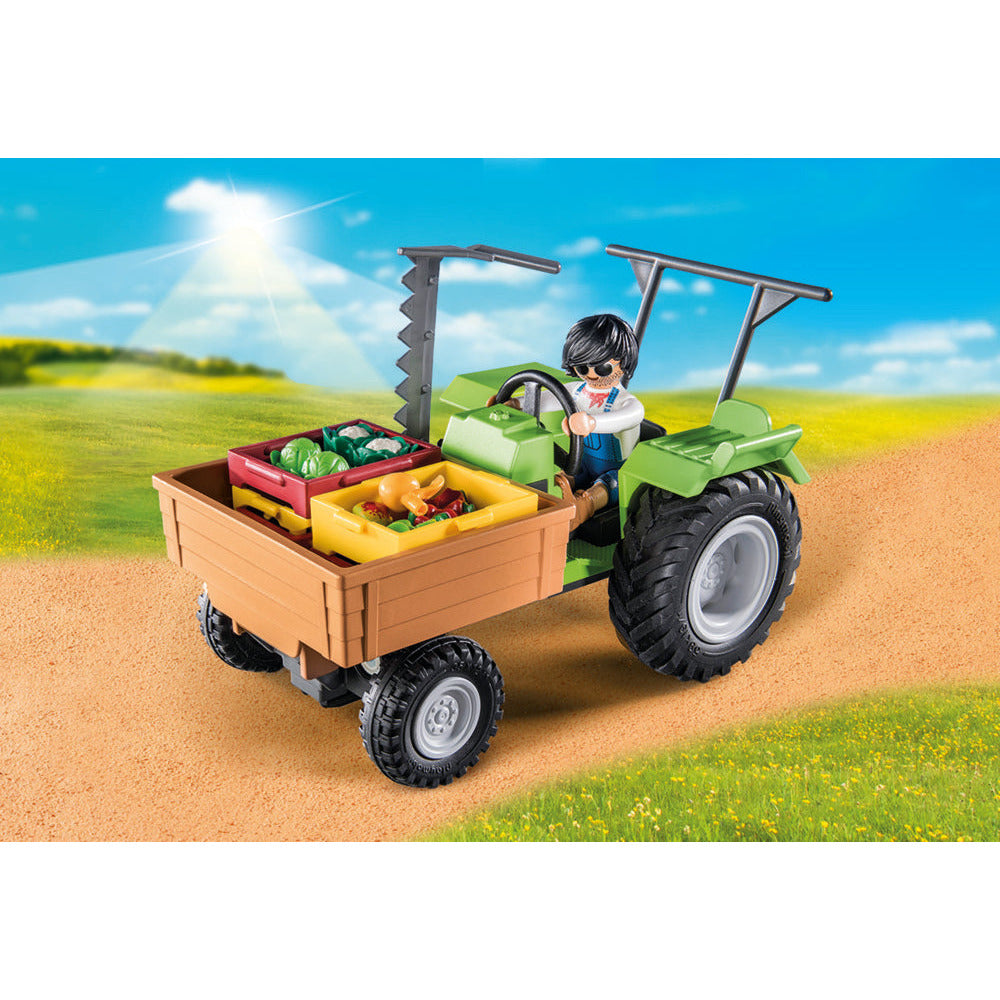 PLAYMOBIL 71249 Traktor mit Anhänger