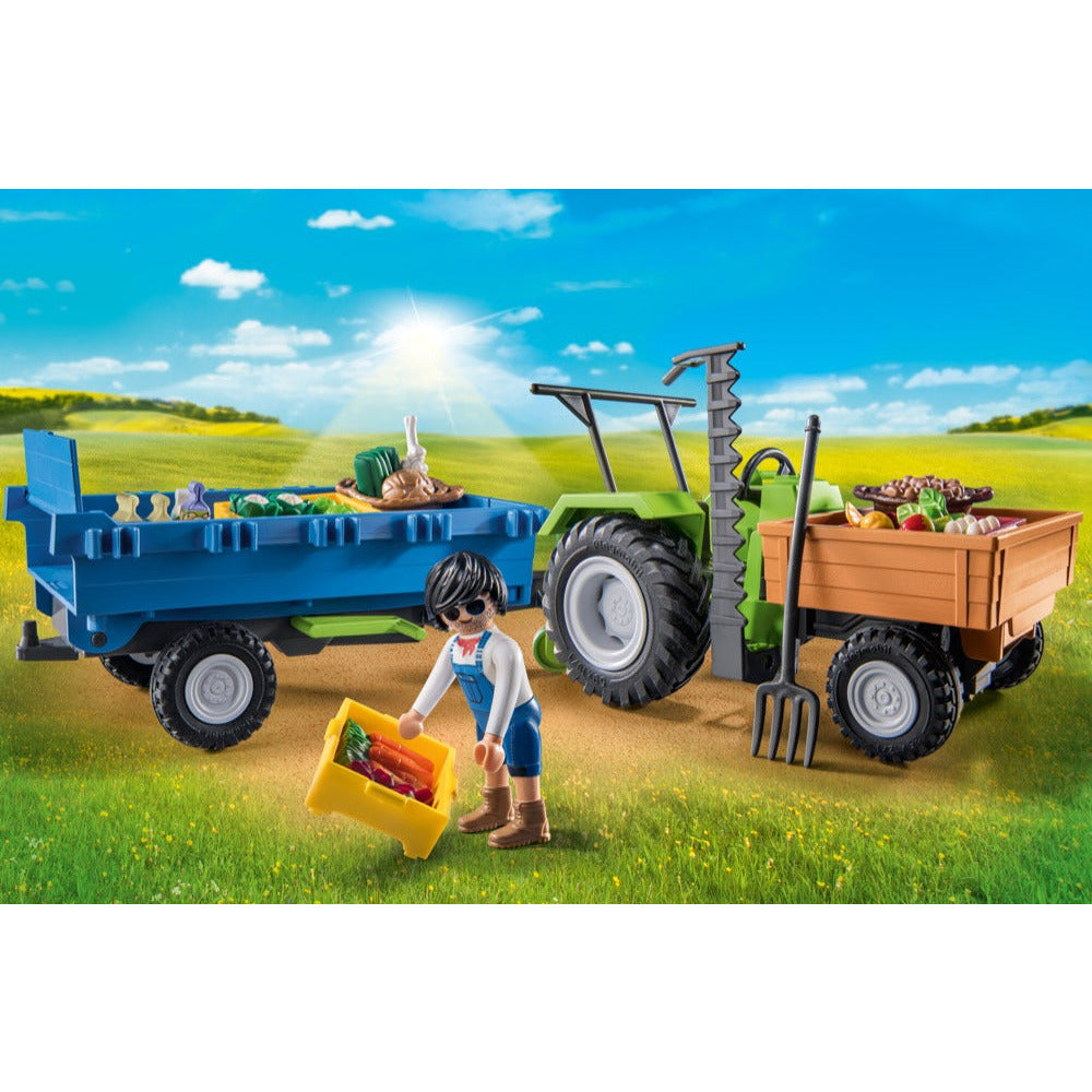 PLAYMOBIL 71249 Traktor mit Anhänger
