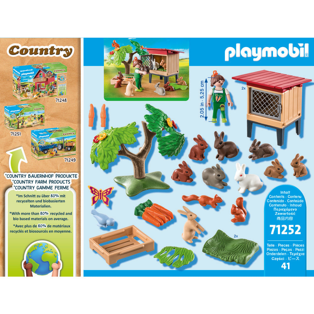 PLAYMOBIL 71252 Kaninchenstall