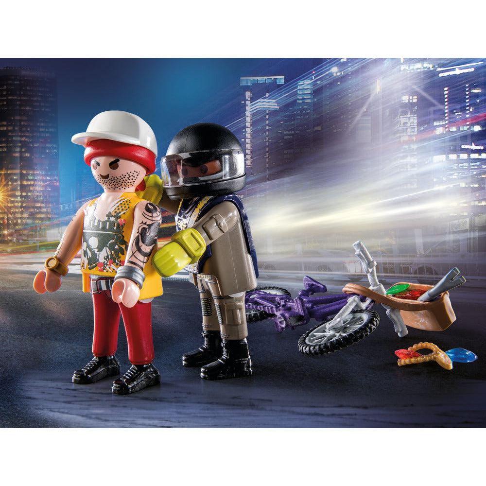 PLAYMOBIL 71255 Starter Pack SEK und Juwelendieb