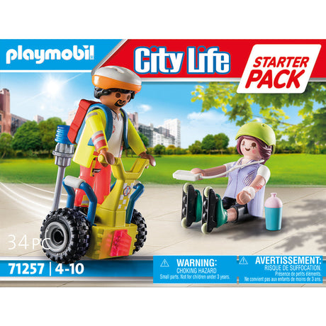 PLAYMOBIL 71257 Starter Pack Rettung mit Balance-Racer