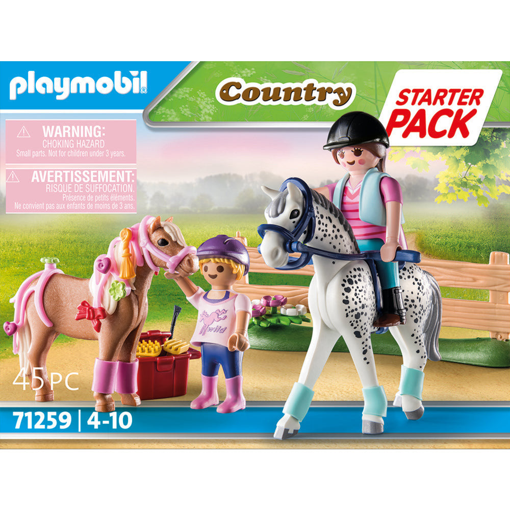 PLAYMOBIL 71259 Starter Pack Pferdepflege