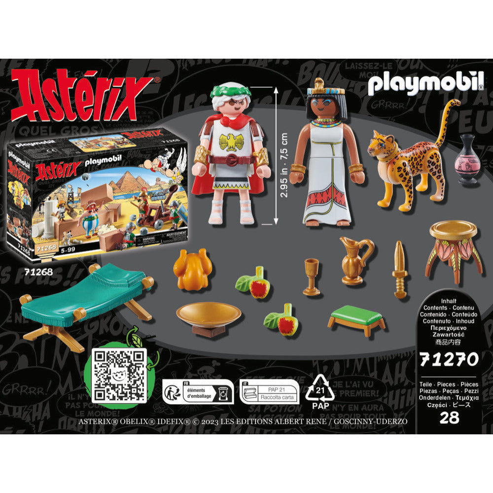 PLAYMOBIL 71270 Asterix: Cäsar und Kleopatra